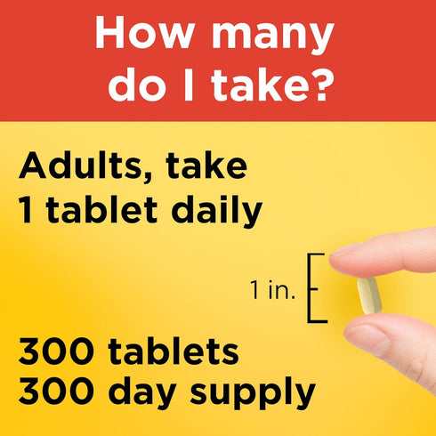 Nature Made Extra Strength Vitamin C 1000 mg, Dietary Supplement for Immune Support, 300 Tablets