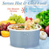 Maxdot 60pcs 3oz Frozen Dessert Cups, Disposable Ice Cream Cups, Paper Yogurt Bowls, for Hot and Cold Foods, Suitable