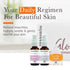 Pranarom Skincare Collection - Set of 100% Pure & Organic Essential Oil Facial Cleanse, Moisture Oil, & Facial Mist