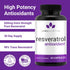 Luma Nutrition High Purity Resveratrol Capsules - 98% Trans-Resveratrol Antioxidant Supplement, USA, 60 Capsules