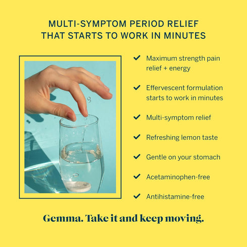 Cut the Cramp | Super Fast Period Pain Relief | Treats Menstrual Cramps, PMS, Fatigue, Bloating, Headaches