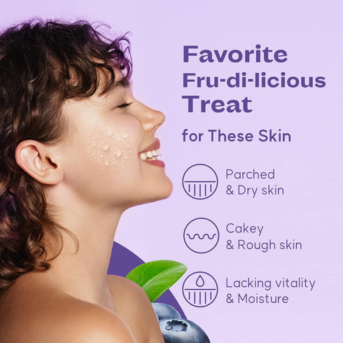WELCOS FRUDIA Blueberry Hydrating Serum - Moisturizing Face Serum with Blueberry Extract, Vegan, 1.69 fl oz