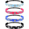 SATINIOR 4 Pieces Non-slip Soccer Headband for Girls, Adjustable Football Hairband in Black, Blue, Rose Red, Light Blue