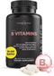Livingood Daily Vitamin B Complex Capsules - Vegan B-Complex Supplement for Nervous System & Cognitive Health, 30