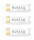 Hurraw! Unscented Lip Balm, 3 Pack - Organic, Certified Vegan, Gluten Free, Non-GMO, 100% Natural Ingredients, USA Made