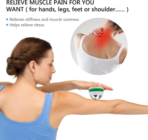 AHIER Cold Massage Roller Ball, Cold Therapy Relief, Removable Gel Ball for Deep Tissue Massage Pain Relief