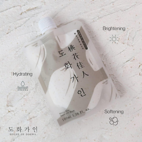 Rice Korean Face Mask, Wash Off Skin Care, Hydrating & Soothing, 3.38 fl. Oz, Domestically Harvested Ingredients