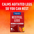 Hyland's Naturals Restful Legs Tablets, 50 Count for Natural Itching, Crawling, Tingling & Leg Jerk Relief