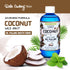 Coconut Pulling Oil for Teeth and Gums with Metal Tongue Scraper, Mint Coconut Oil Pulling, Alcohol Free
