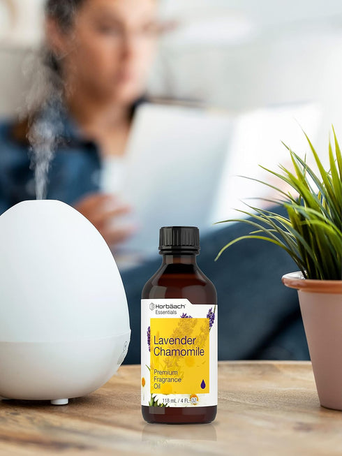 Horbaeach Lavender Chamomile Fragrance Oil, Premium Grade for Diffusers, Candle and Soap Making (4 fl oz)