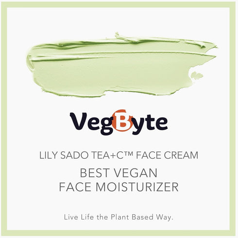 LILY SADO TEA+C™ Green Tea & Vitamin C Moisturizer - Anti-Aging Daily Lotion for Women & Men