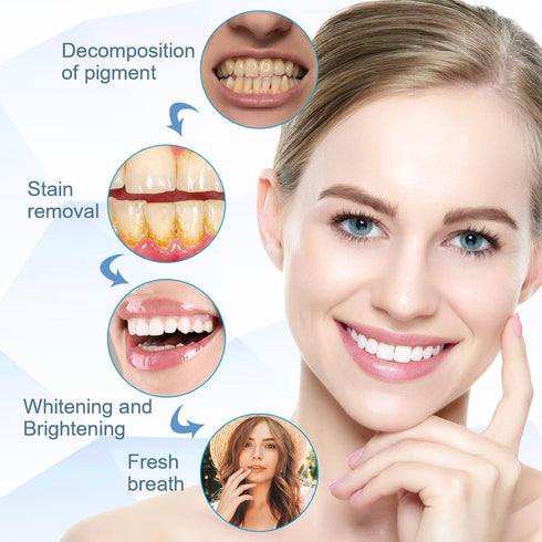 Teeth Whitening Pen - Essence Gel to Reduce Yellowing, Clean Teeth Stains, Whitening for Family Travel, 3 pcs