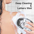 Metene 2 Pack Silicone Body Scrubber, Soft Exfoliating Body Scrubber for Shower, Long Lasting, Lathers Well (Black)