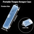 Tongue Scraper Case, Portable Travel Case for Tongue Cleaner, Transparent Holder