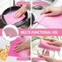 UPIQNG 20Pcs (12x8Inch) Papaya Dish Cloths Reusable Cleaning Wipes Absorbent Coconuts Shell Rags Non-linting Kitchen