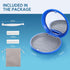 Premium Matt Black Retainer Case Kit with Mirror, 2 Pcs Chewies, Aligner Removal Tool, Travel Bag for Clear Braces