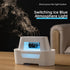 Humidifier,2024 Diffuser,3 Cloud New Essential Oil Diffuser with Water Drip,Mushroom Rain Lamp Colors Night Light