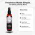 Lumi Outdoors Natural Shoe Deodorizer Spray & Odor Eliminator - Lavender Tea Tree Essential Oil