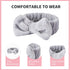 WSYUB Spa Headband, Fluffy Makeup Headbands for Women, Facial Headbands for Washing Face, Bow Hair Band, Slumber Party
