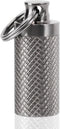Titanium Keychain Pill Holder Container, Waterproof Portable Pill Box Case for Purse or Pocket, 1pc