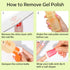 Modelones Acetone Nail Polish Remover, Professional Gel Polish Remover, Nail Glue Remover with Jojoba Oil for Nail