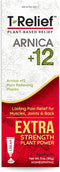 MediNatura T-Relief Extra Strength Pain Relief Cream, Arnica +12 Natural Actives for Aches & Pains - 3 oz