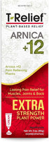 MediNatura T-Relief Extra Strength Pain Relief Cream, Arnica +12 Natural Actives for Aches & Pains - 3 oz