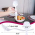 Plasticpro Disposable Plastic Serving Spoons, Durable Heavy Duty Premium Utensils, Pack of 12