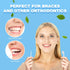 Disposable Mini Toothbrush Travel Toothbrushes with Toothpaste, Portable Peppermint, 120pcs, 5 Packs