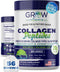 Collagen Peptides Powder 20g with Hyaluronic Acid & Biotin, Unflavored Grass Fed Collagen Powder for Hair, Nail, Skin &