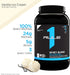 Rule 1 R1 Whey Blend, Vanilla Ice Cream, 1.96 lbs Powder, 24g Whey Concentrates, 27 Servings