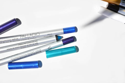 Palladio Precision Eyeliner - Gray Sky, Silicone Based, Rich Pigment, Gentle Application for Sensitive Eyelids