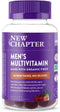 New Chapter Men’s Multivitamin Gummies, 75ct, 66% Less Sugar, Vitamin C, D3 & Zinc, Gluten Free, Berry-Citrus