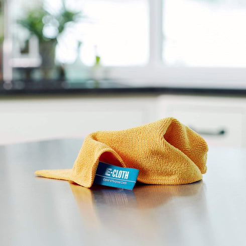E-Cloth Microfiber Cloth, Premium Cleaning Cloth for Kitchen, Countertops, Sinks, and Bathrooms (Orange, 1 Pack)