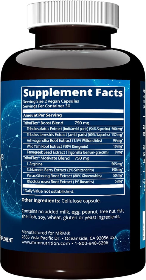 MRM TribuPlex 750 mg, 60-Count Bottles