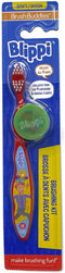 Brush Buddies Blippi Toothbrush with Travel Cap, Soft Bristle Toothbrushes for Kids, 2PC