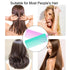 Wide Tooth Detangling Comb for Long, Curly, Wet Hair - No Handle Styling Comb (2 Pieces - Rose Red, Cyan)