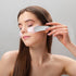 minkissy Small Metal Makeup Spatula, Stainless Steel Handheld Cream Spatula for Mixing and Sampling Skin Care (2Pcs)
