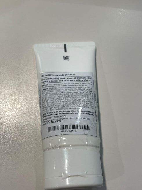 Illiyoon Ceramide Ato Lotion - 2.3 fl.oz. Lightweight Moisturizer for Dry & Sensitive Skin, Vegan Certified Korean Skin