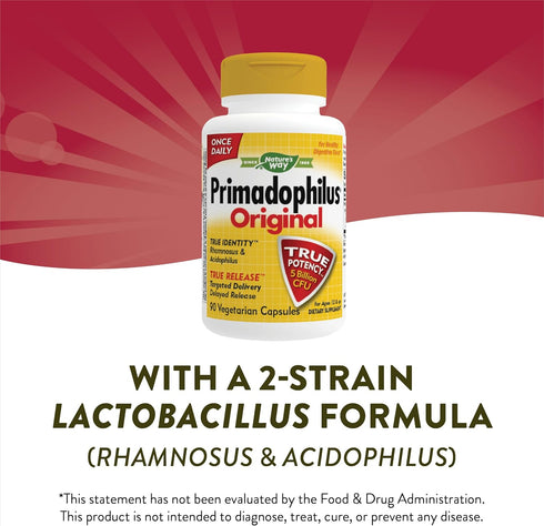 Nature's Way Primadophilus, 5 Billion, 90 Capsules