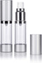 JUVITUS 2 Pack 10 ml Airless Spray Bottle - Refillable Travel Container for Lotion & Creams