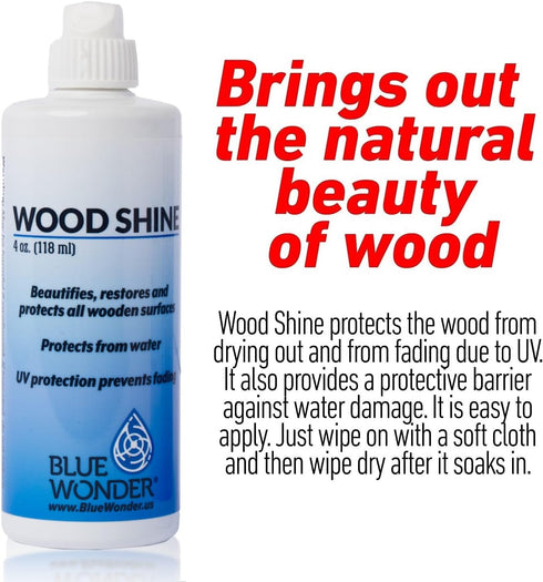 Blue Wonder Wood Shine