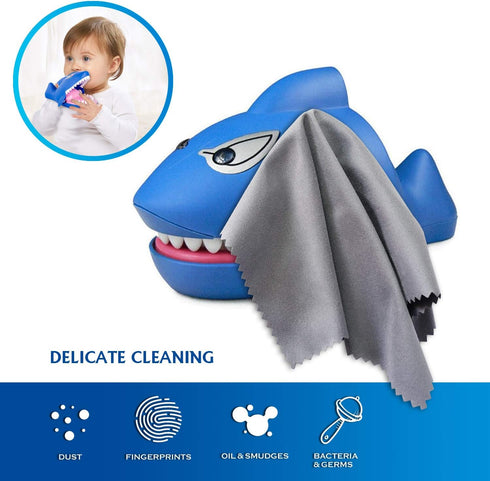 AAwipes Eyeglasses Cleaning Cloth, Microfiber Cleaning Cloths 30 Pack for Glasses, Lenses, Screens, 6"x7"