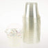 Golden Apple, 9oz-50 Sets Clear Plastic Cups with Clear Dome Lids, No Hole