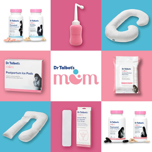 Dr. Talbot's Mom Postpartum Perineal Pad Liners, Instant Cooling Witch Hazel Pad Liners for Postpartum Care, 24 Liners