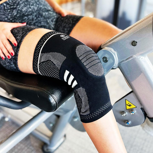 Knee Brace for Pain Relief and Support, Includes Patella Gel Pad, Ideal for Meniscus Tears, Arthritis (Large)