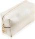 Small Portable Makeup Bag for Women, Waterproof Cosmetic Pouch for Travel, Toiletry Bag (Beige, Normal)