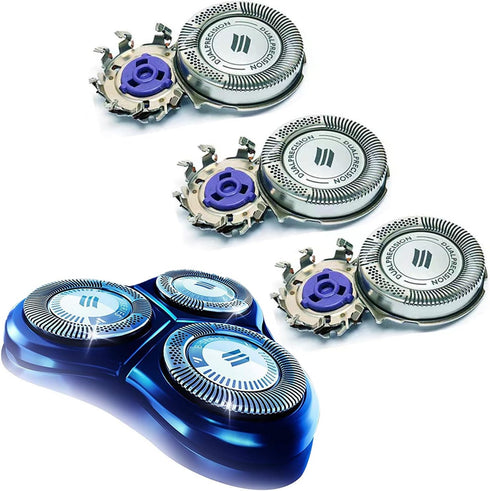 HQ8 Norelco Replacement Heads - Original Compatible with Philips Norelco Aquatec, Upgraded Replacement Heads for PT720