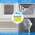 2 Pcs Window Venetian Blind Cleaner Tool, Washable 7 Fingers Dusting Cleaner and Air Vent Brush, Blue Green