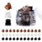 YOHAMA 36 Pcs Durable Mini Hair Claw Clips, Strong Grip for Kids and Adult Hairstyles, 3 Colors